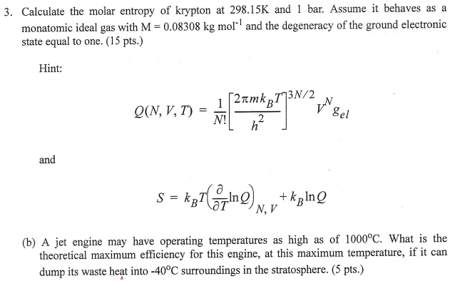 calculate entropy formula